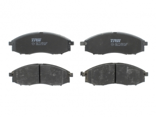 Купить GDB3340 TRW Тормозные колодки передние Патфиндер 3.2 TD 4WD с звуковым предупреждением износа